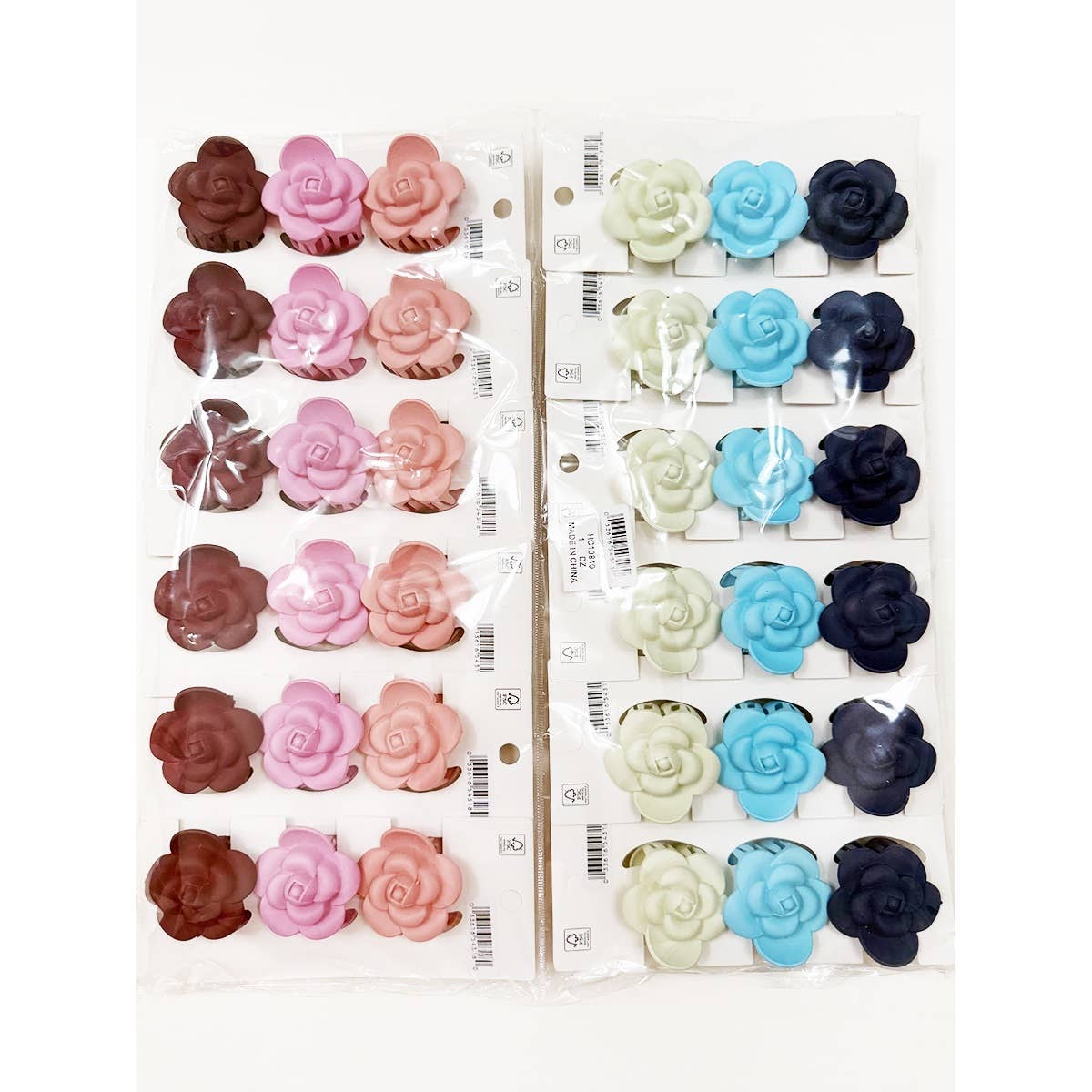 Matte Flower Claws Clips